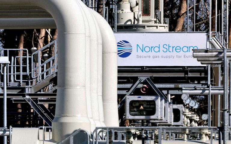 Φυσικό αέριο: Μειώθηκε στο 20% της μέγιστης δυναμικότητας η ροή μέσω Nord Stream