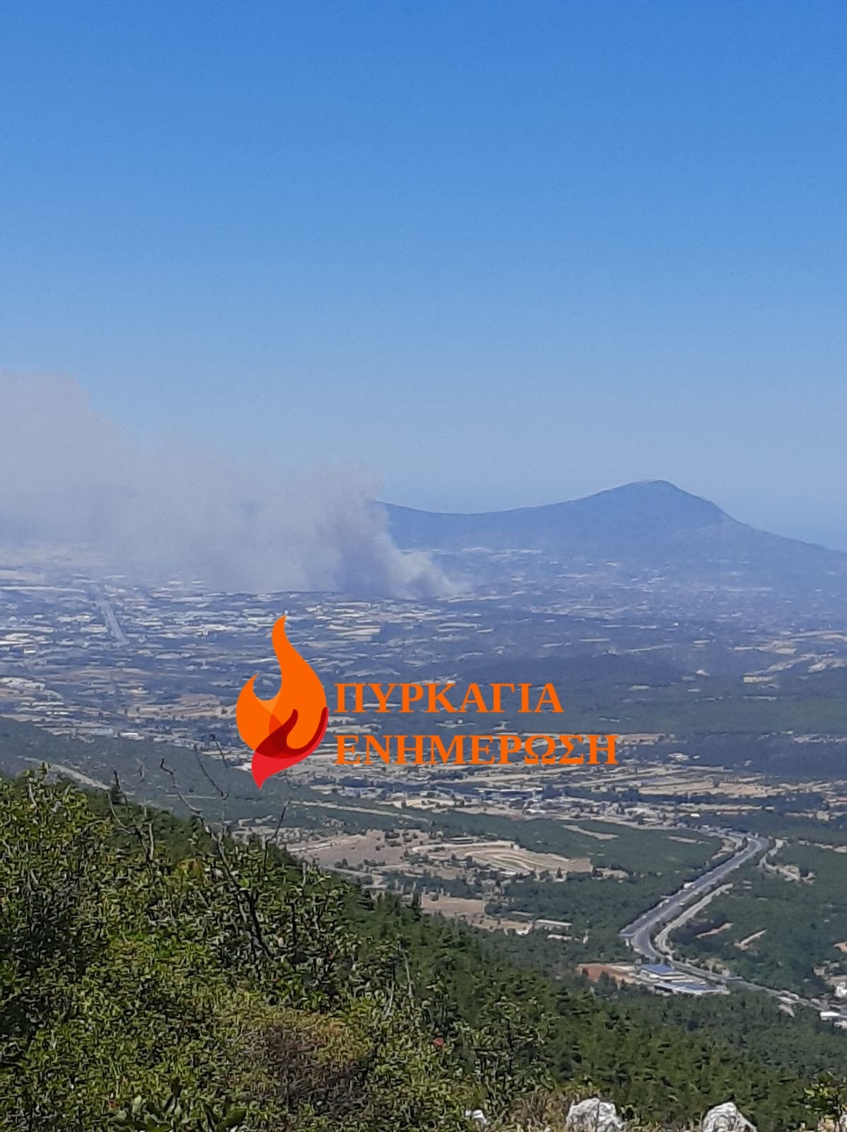 Φωτιά τώρα στον Δήμο Τανάγρας – Εισήγηση για προληπτική εκκένωση του Δηλεσίου-4
