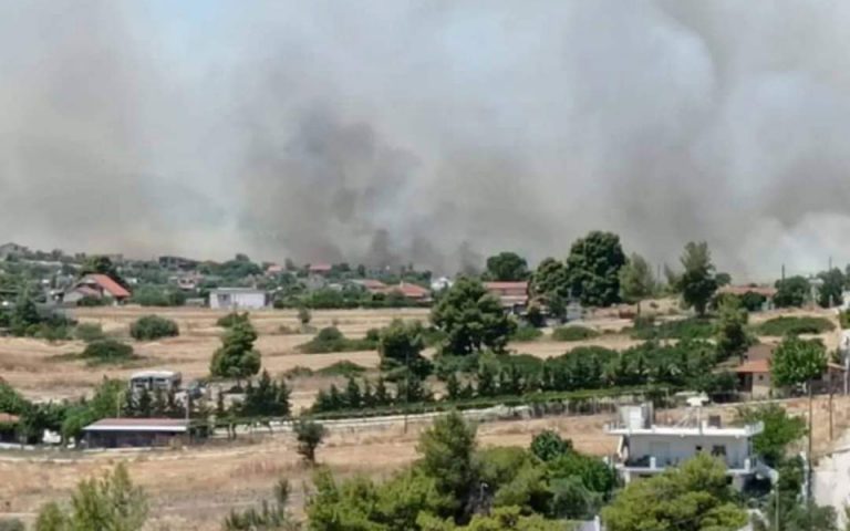 Φωτιά τώρα στον Δήμο Τανάγρας – Εισήγηση για προληπτική εκκένωση του Δηλεσίου