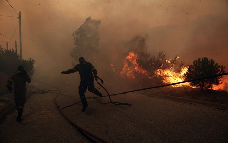 Φωτιά στην Παλλήνη: Βίντεο – ντοκουμέντο για καταγγελία εμπρησμού