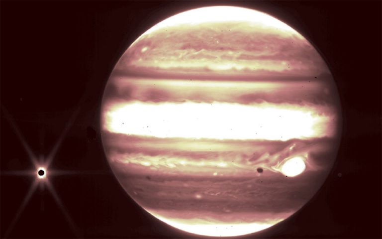 Τηλεσκόπιο James Webb: Νέες εντυπωσιακές εικόνες από τον Δία και τους δορυφόρους του