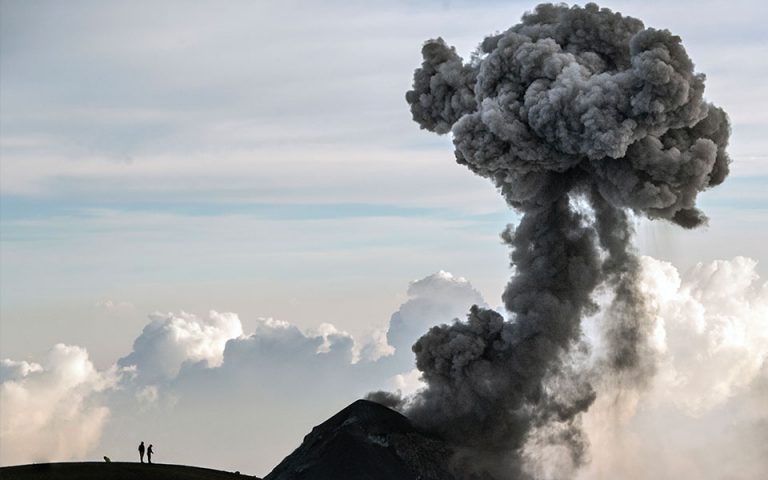 Γουατεμάλα: Αυξάνεται η δραστηριότητα στο ηφαίστειο Φουέγο