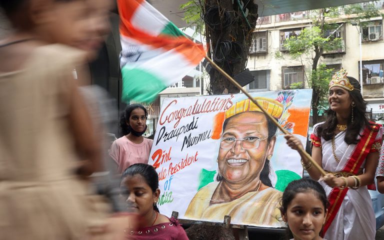 Ινδία: Η Ντραουπάντι Μούρμου εκλέγεται πρόεδρος σύμφωνα με τα πρώτα αποτελέσματα