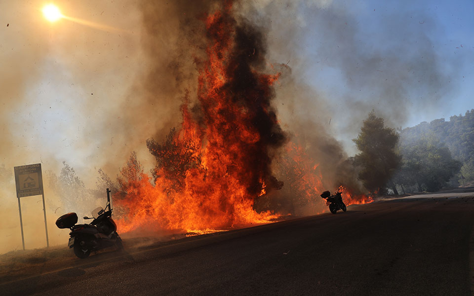 Φωτιά: Υπό έλεγχο η πυρκαγιά στα Μέγαρα – Σε επιφυλακή οι δυνάμεις στη Σαλαμίνα-3