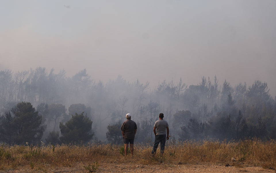 Φωτιά: Υπό έλεγχο η πυρκαγιά στα Μέγαρα – Σε επιφυλακή οι δυνάμεις στη Σαλαμίνα-2