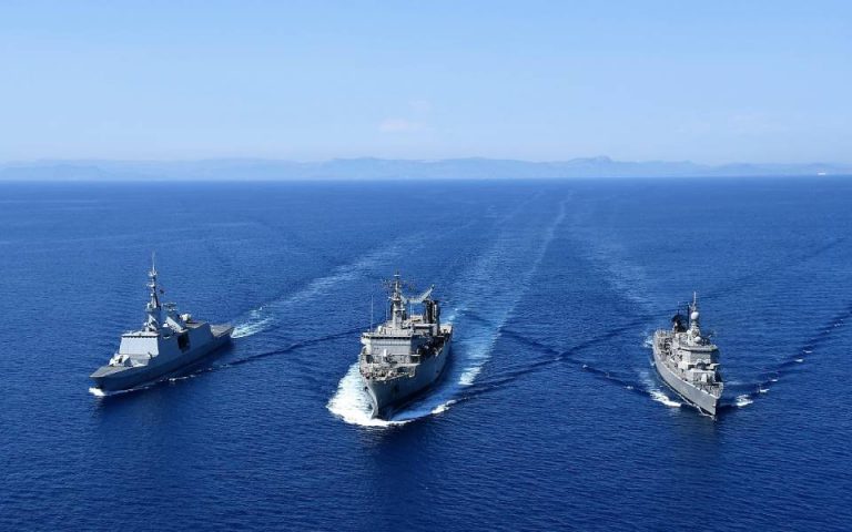 Ένοπλες Δυνάμεις: Συνεκπαιδεύσεις με τη γαλλική φρεγάτα και μονάδες της Διοίκησης Ναυτικού Κύπρου (εικόνες)