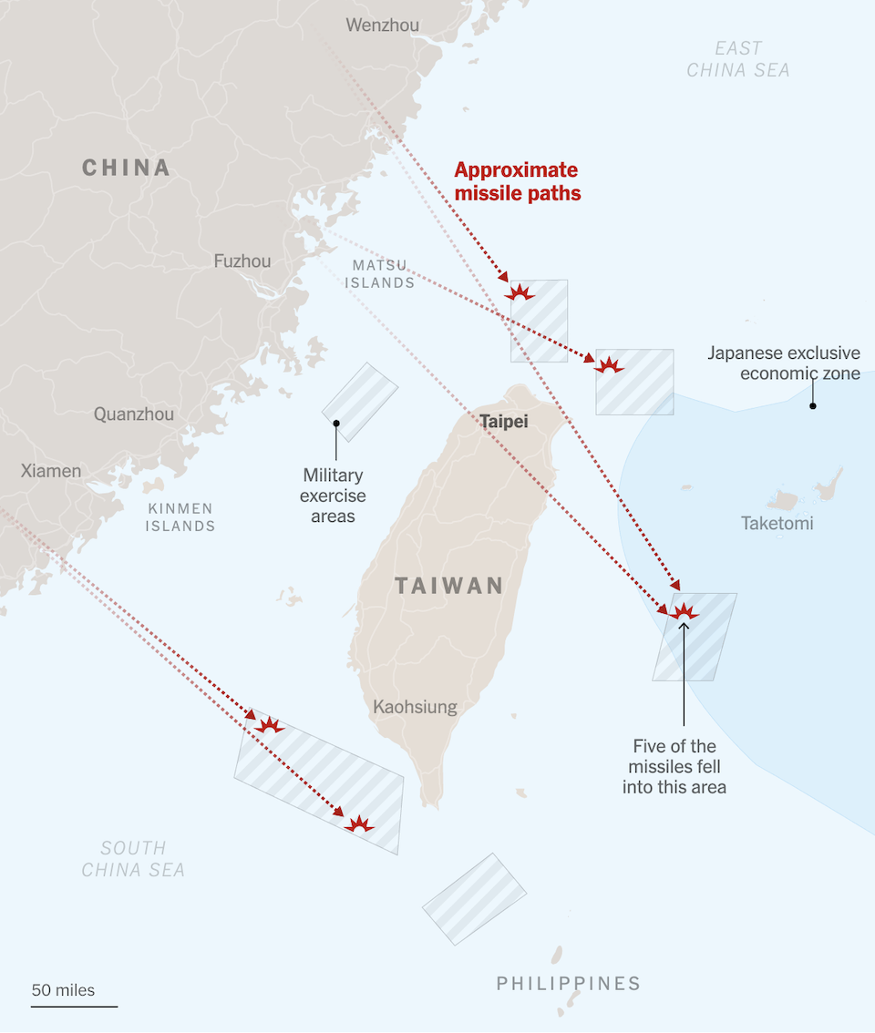 Πόσο κοντά έφτασαν τα κινεζικά μαχητικά σε Ταϊβάν και Ιαπωνία (χάρτες)-4