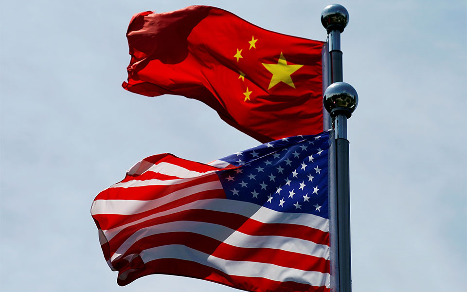 china usa flags ratcliffe REUTERS 1