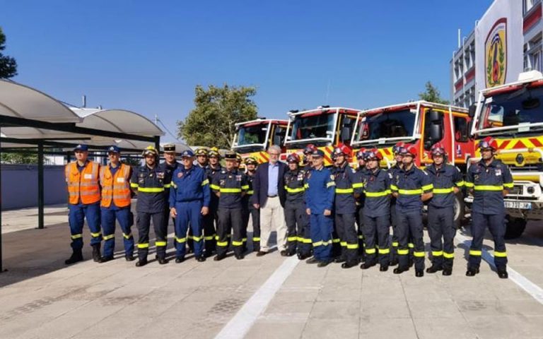 Στην Ελλάδα η αποστολή των Γάλλων πυροσβεστών