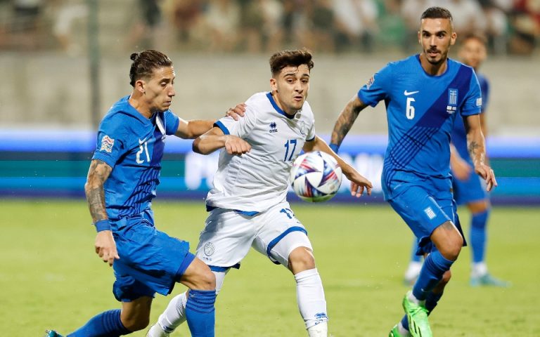 Nations League, Κύπρος – Ελλάδα 1-0: Πρώτη ήττα για τη «γαλανόλευκη»