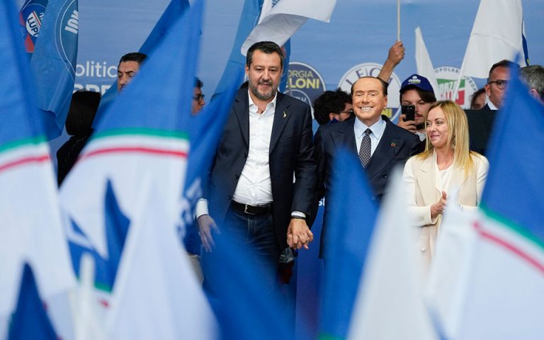 Eκλογές στην Ιταλία: Το πρόγραμμα της συμμαχίας Μελόνι, Σαλβίνι, Μπερλουσκόνι
