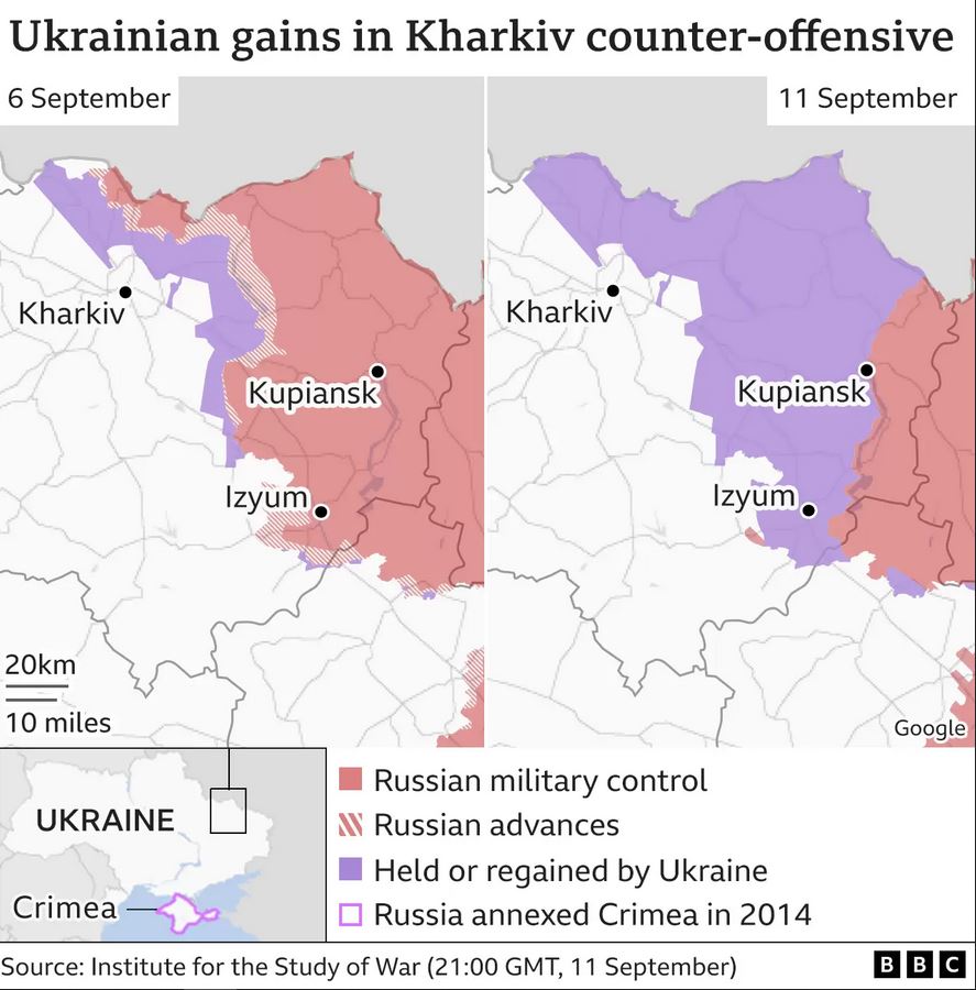 Ουκρανία: Η ουκρανική προέλαση και η πίεση στο Κρεμλίνο-2