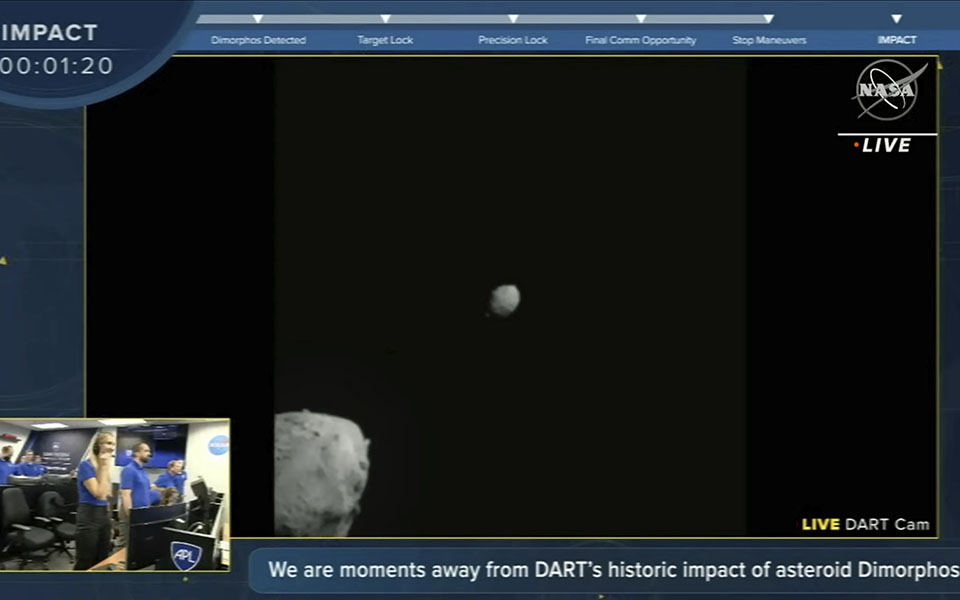 Διάστημα: Η NASA χτυπά αστεροειδή για να τον εκτρέψει από την πορεία του-2