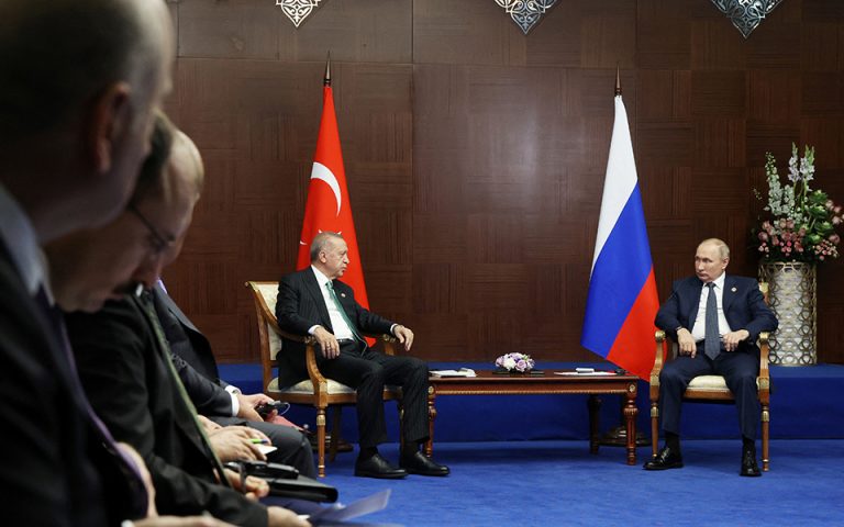 Πούτιν σε Ερντογάν: Η Τουρκία είναι η πιο αξιόπιστη οδός για το ρωσικό αέριο προς την Ευρώπη