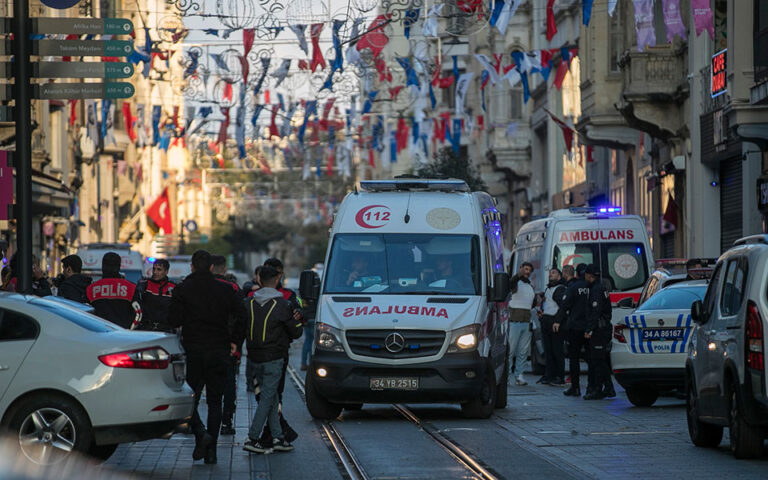 Έκρηξη στην Κωνσταντινούπολη: «Από τη Συρία, εκπαιδευμένη από Κούρδους η δράστις», λένε οι τουρκικές αρχές