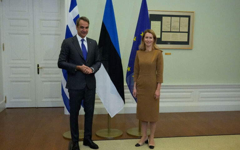 Στην Εσθονία ο Κυριάκος Μητσοτάκης – Συνάντηση με την πρωθυπουργό Κάγια Κάλας