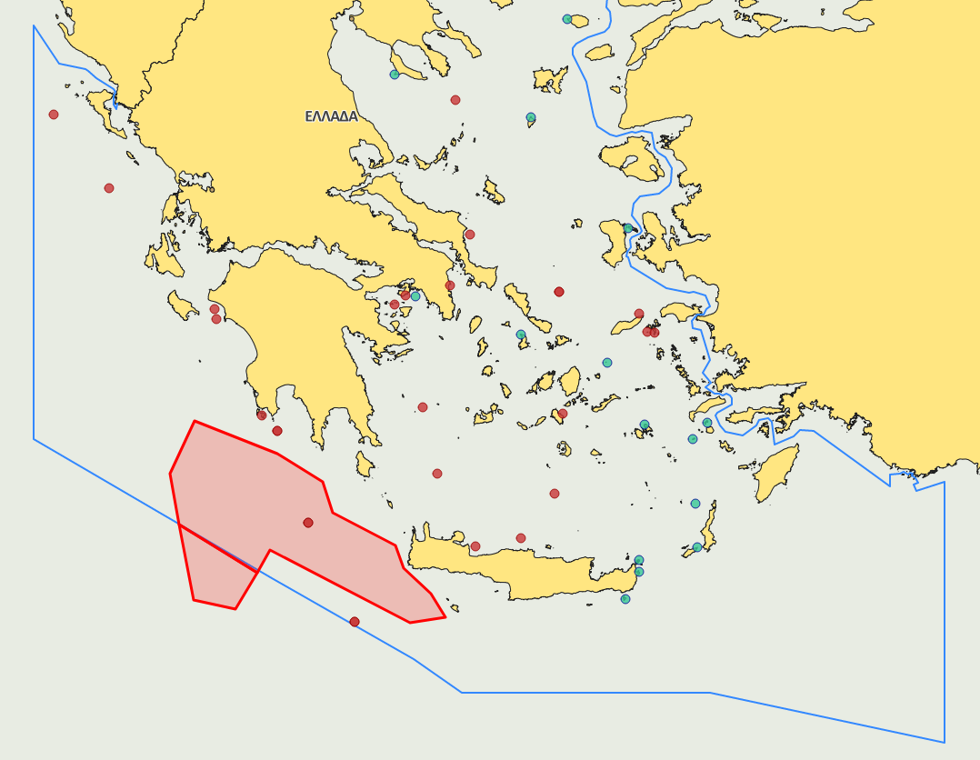 Νέα NAVTEX: Eπεκτείνονται οι σεισμικές έρευνες νότια της Κρήτης-3