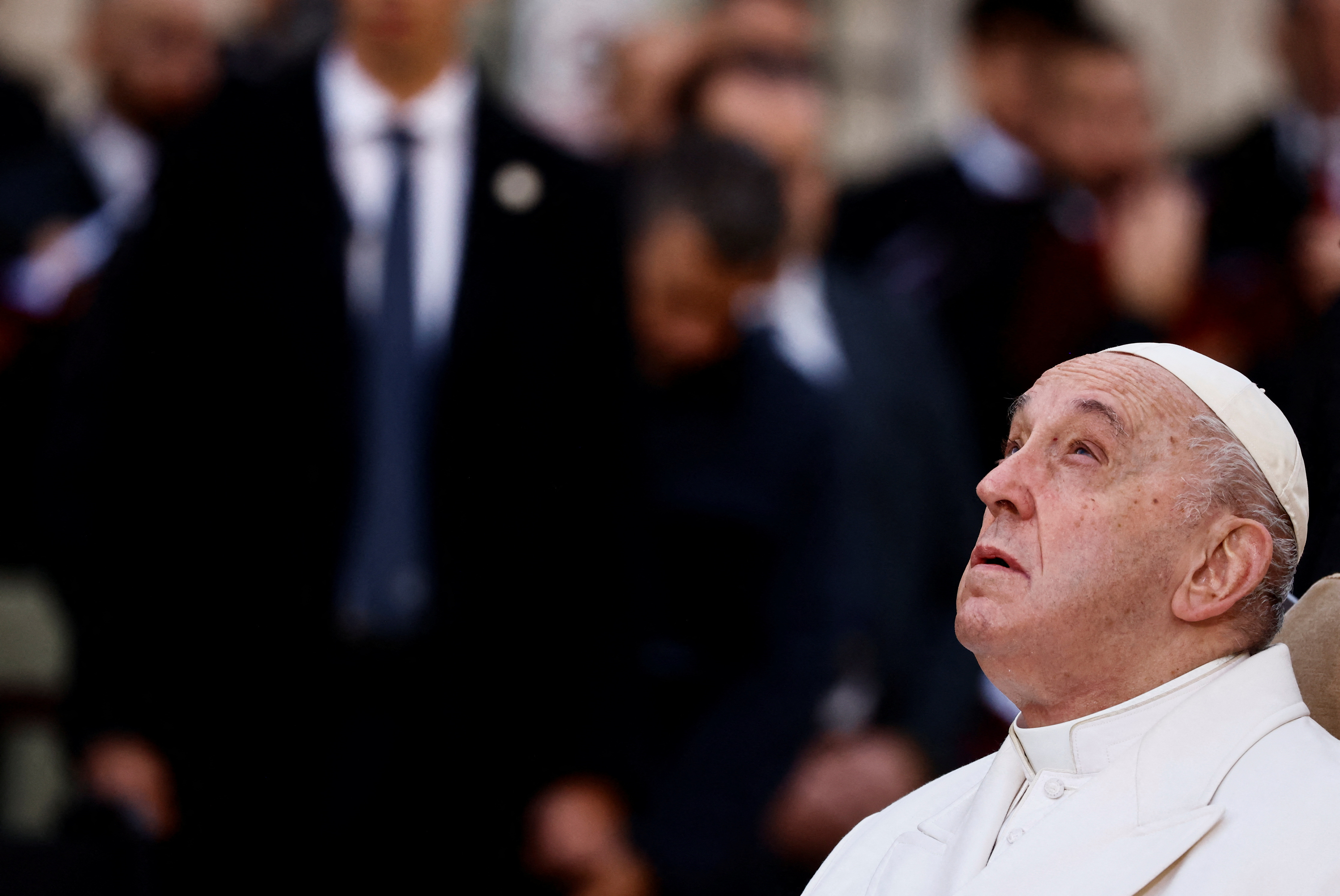Roma: Le lacrime del Papa per l'Ucraina-1