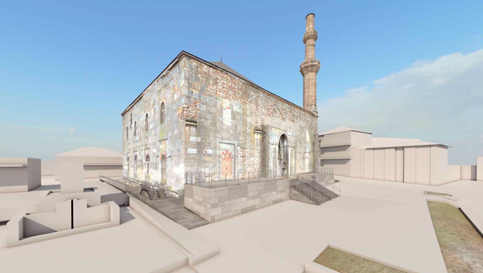 ΥΠΠΟΑ: Το Τέμενος Βαγιαζήτ στο Διδυμότειχο αποκαθίσταται-3