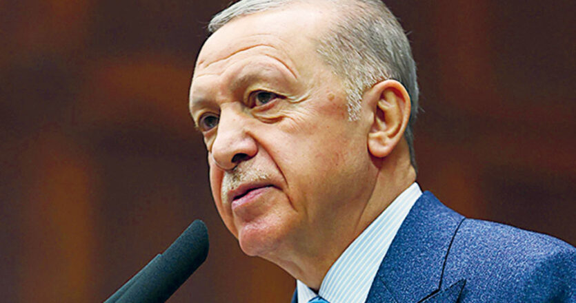 Ο πρόεδρος της Τουρκίας, Ρετζέπ Ταγίπ Ερντογάν. [EPA / TURKISH PRESIDENT PRESS OFFICE]