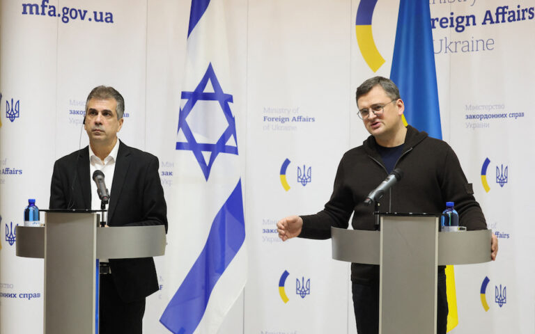 Πρώτη επίσκεψη Ισραηλινού υπουργού στην Ουκρανία μετά τη ρωσική εισβολή