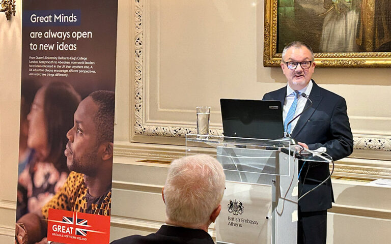 Τιμητική εκδήλωση του Βρετανού Πρέσβη για τους επιτυχόντες του 1ο κύκλου του «Ελληνο-Βρετανικού Προγράμματος Υποτροφιών Βραχείας Διάρκειας»