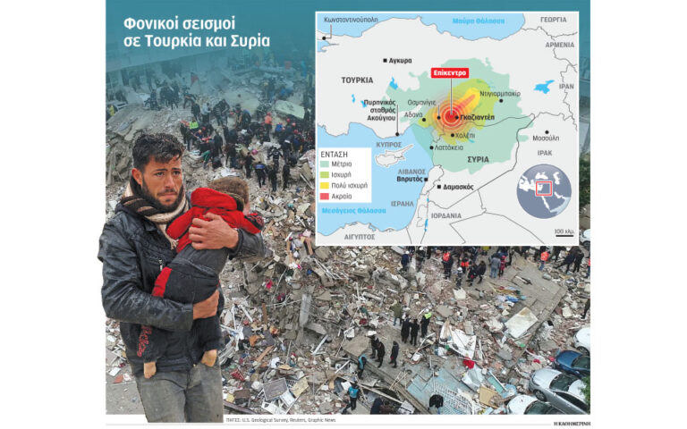 Σεισμός: Όλεθρος σε Τουρκία και Συρία