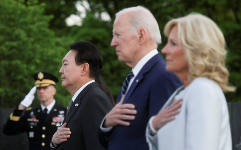 Ουάσιγκτον: Ο Νοτιοκορεάτης πρόεδρος στον Λευκό Οίκο