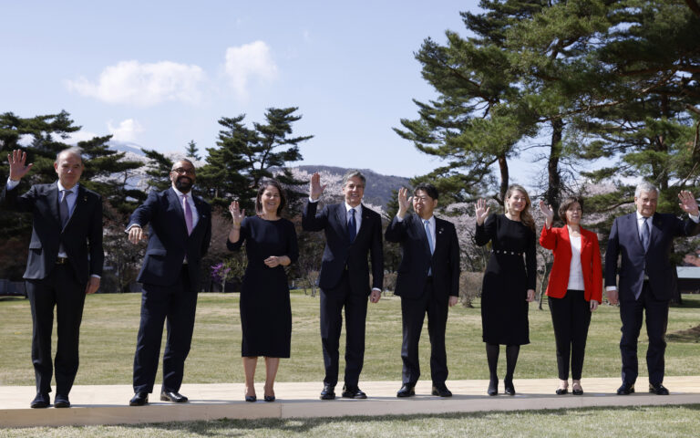 Υπουργοί Εξωτερικών G7: Σκληρή στάση απέναντι σε Κίνα, Ρωσία και Βόρεια Κορέα