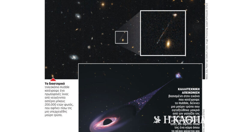 The supermassive black hole “generated” the stars