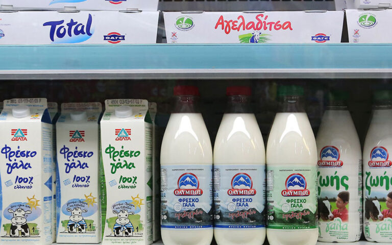 Κατά 1 εκατ. λίτρα ανά μήνα μειώθηκε η κατανάλωση γάλακτος λόγω υψηλής τιμής