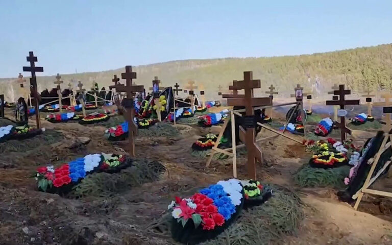 Κοιμητήριο στρατιωτών της Βάγκνερ στη Σιβηρία
