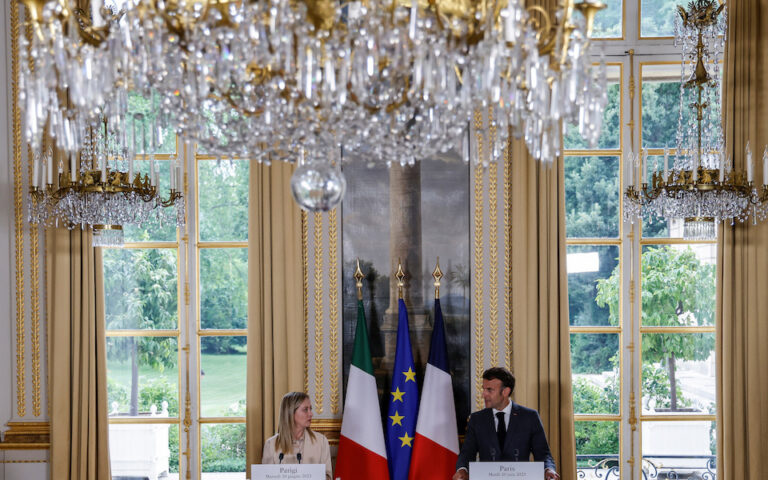 Πρώτη επίσημη επίσκεψη της Μελόνι ως πρωθυπουργού στο Παρίσι