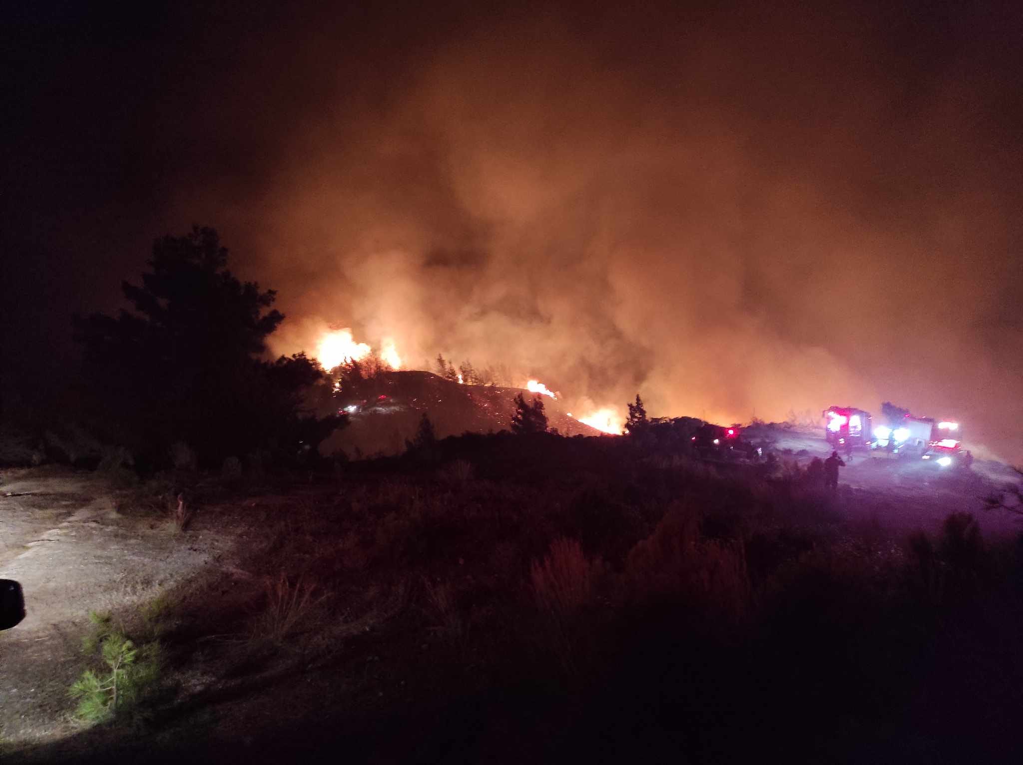 Πυρκαγιά στη Ρόδο: «Εάν δεν είχαμε τους εθελοντές δεν θα πηγαίναμε πουθενά»-1