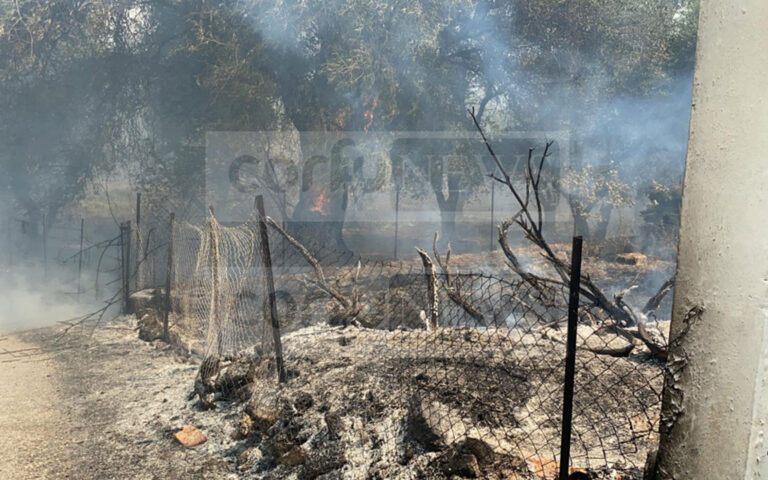 Δήμαρχος Βόρειας Κέρκυρας: Η φωτιά καίει σπίτια στις Λούτσες