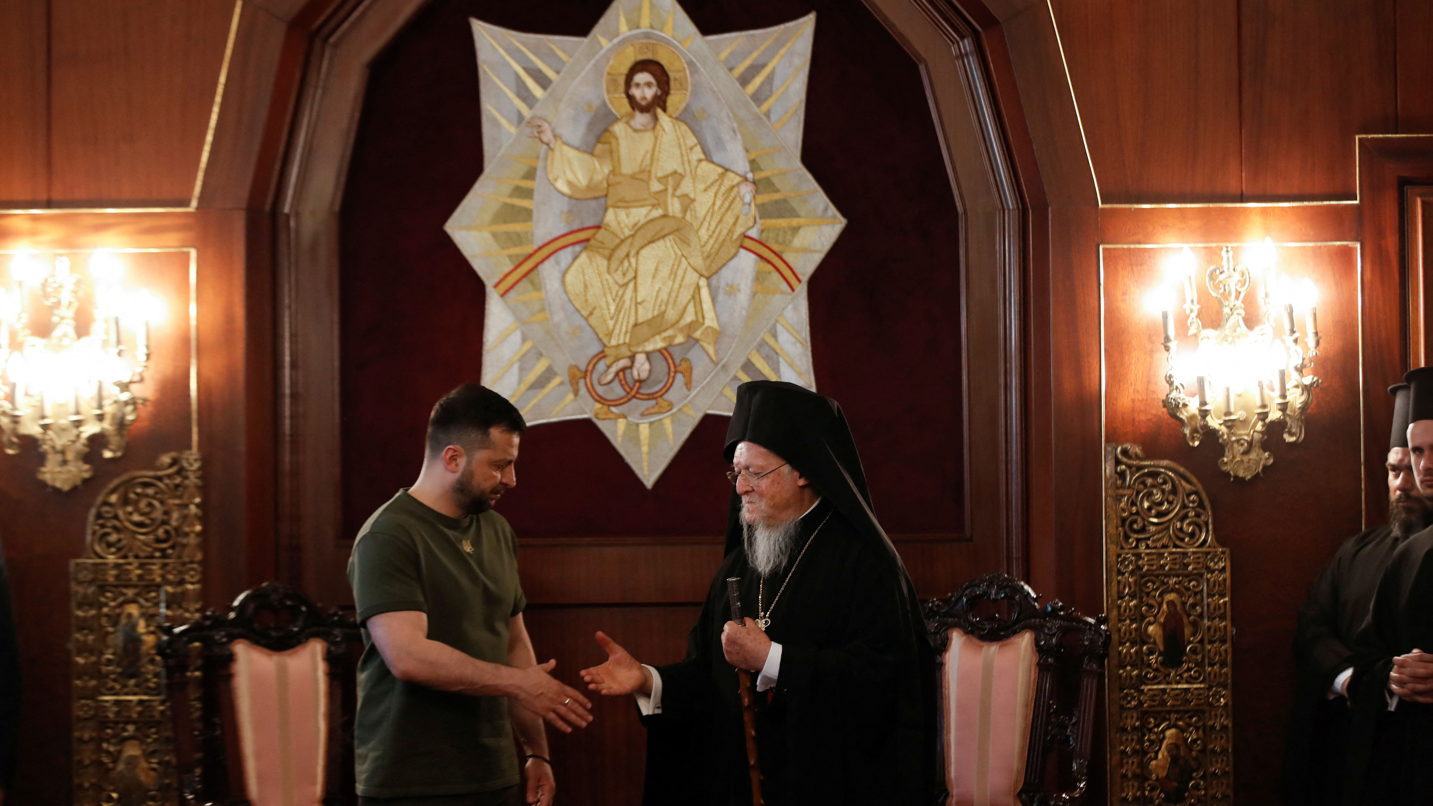 Στο Φανάρι ο Ζελένσκι – Συναντήθηκε με τον Οικουμενικό Πατριάρχη-1
