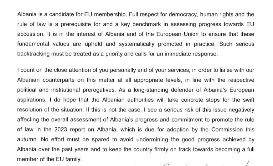 Μαργαρίτης Σχοινάς: Σκληρή επιστολή για την υπόθεση Μπελέρη στην Αλβανία-2