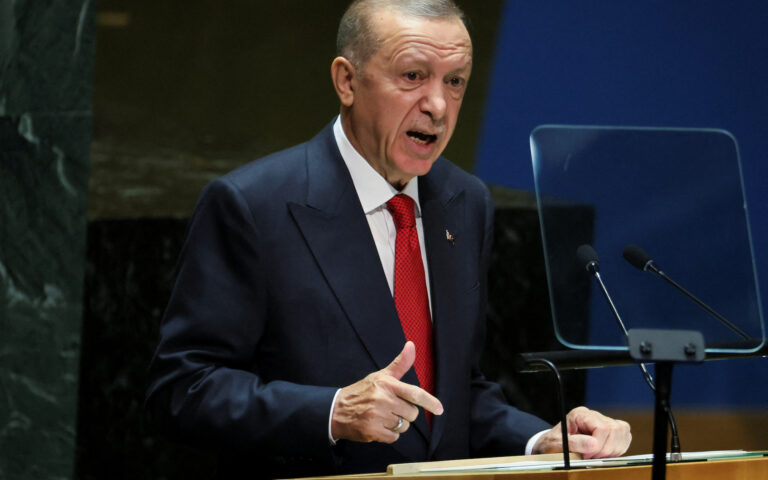 Ομιλία Ερντογάν στον ΟΗΕ: Κάλεσε τη διεθνή κοινότητα να αναγνωρίσει το ψευδοκράτος