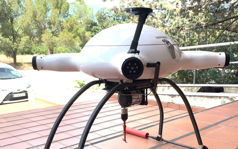 Bicycles and drones to transport products
