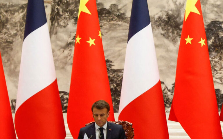 Ο Μακρόν ωθεί την Ευρώπη σε μια εμπορική μάχη με την Κίνα
