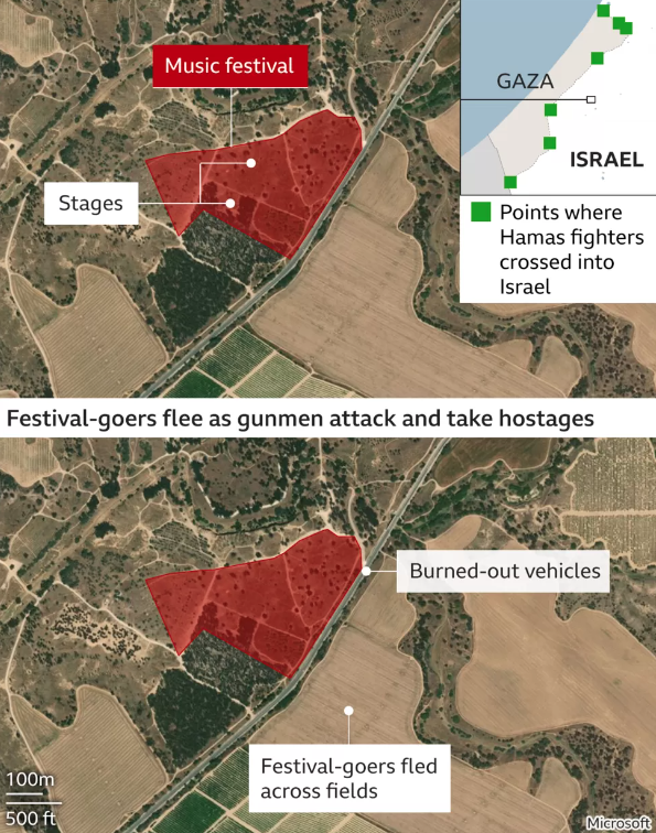 Ισραήλ: Πώς το φεστιβάλ Supernova μετατράπηκε σε παγίδα θανάτου της Χαμάς  – Ανάλυση των βίντεο στα social media-3