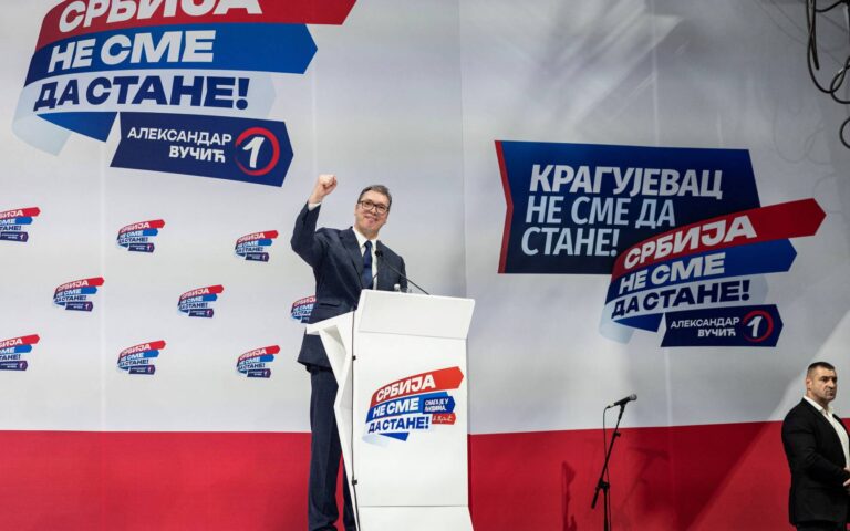 Κρεμλίνο: «Ικανοποίηση» για τη νίκη Βούτσιτς στις βουλευτικές εκλογές της Σερβίας