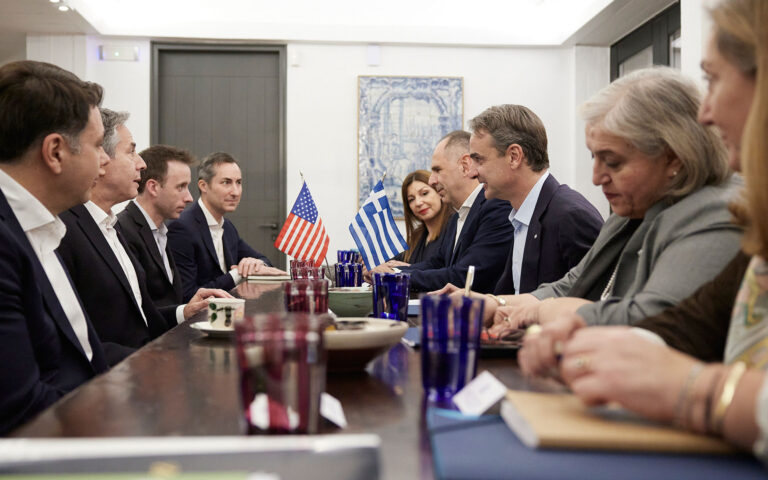 Συνάντηση Μητσοτάκη – Μπλίνκεν: «Η Ελλάδα θα λάβει αυτά που έχουν συμφωνηθεί»