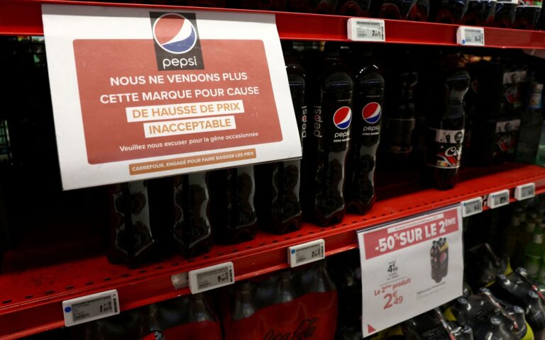 Σκληρή μάχη PepsiCo – Carrefour για τις τιμές των προϊόντων