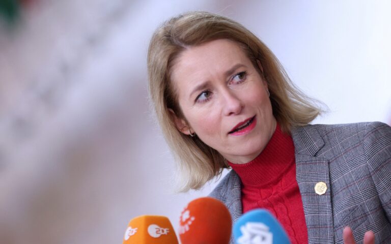 Κάγια Κάλας: Επισήμως καταζητούμενη στη Ρωσία η πρωθυπουργός της Εσθονίας