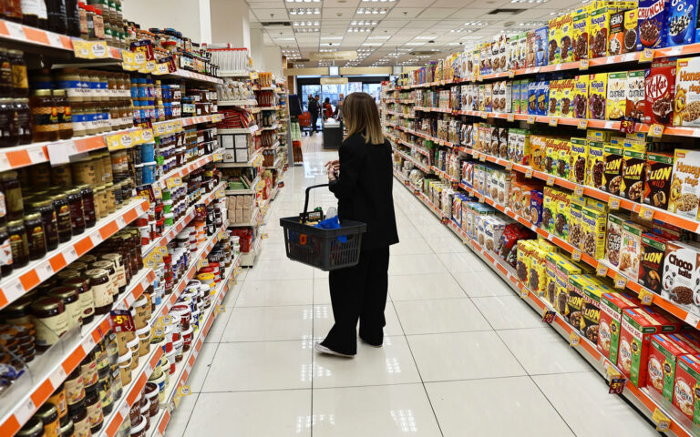 Στο 6,7% ο πληθωρισμός τροφίμων στην Ελλάδα για τον Φεβρουάριο