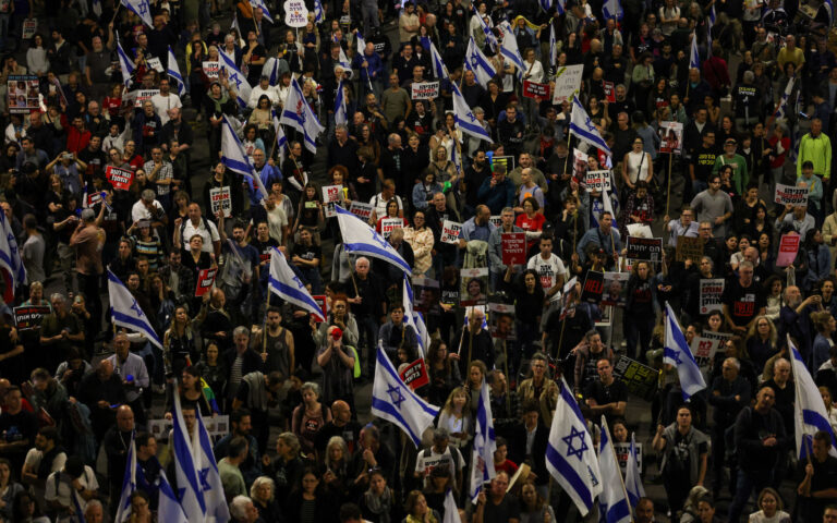 Ισραήλ: Ογκώδεις διαδηλώσεις κατά του Νετανιάχου έπειτα από έξι μήνες πολέμου