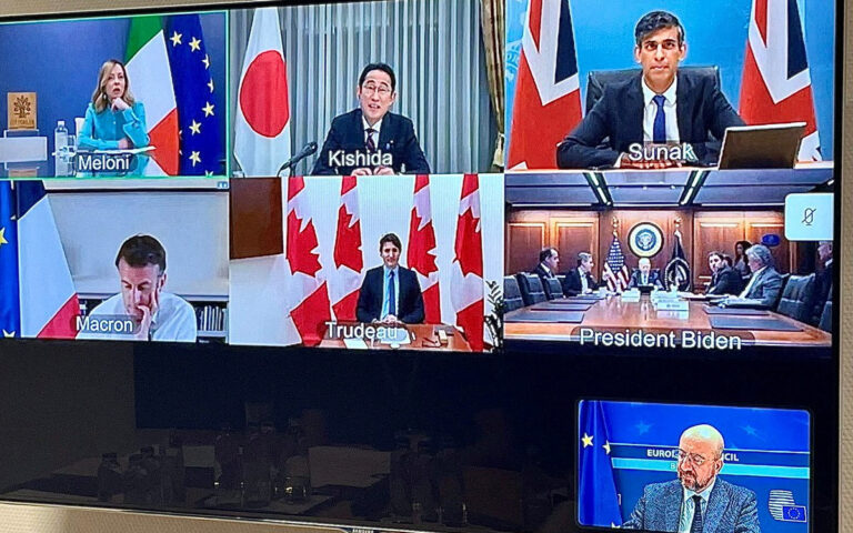 G7: Η ανακοίνωση μετά την τηλεδιάσκεψη για την κρίση στη Μέση Ανατολή