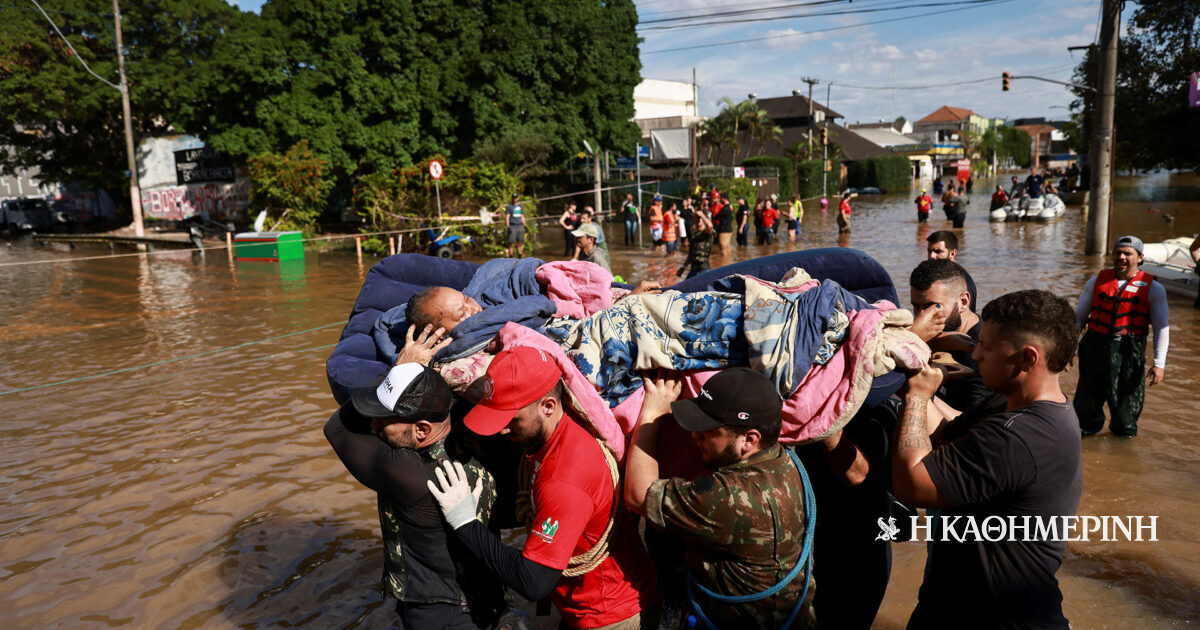 Βραζιλία: Στους 100 οι νεκροί από τις πλημμύρες – 128 άνθρωποι αγνοούνται